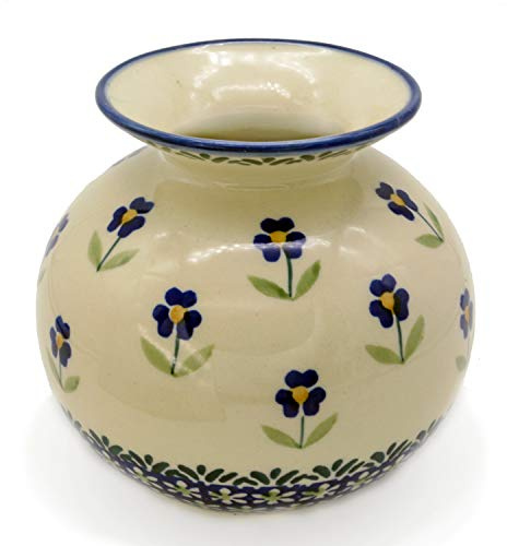 Bunzlauer Kugelvase 12,5 cm (Dekor Angelika)