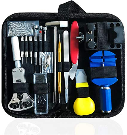 YGLONG Uhrenwerkzeug Watch Repair Tools Watch Opener Entferner Federbar Reparatur Pry Clock Repair Tool Kit Watchmaker Tools Teile Uhrmacherwerkzeug Set