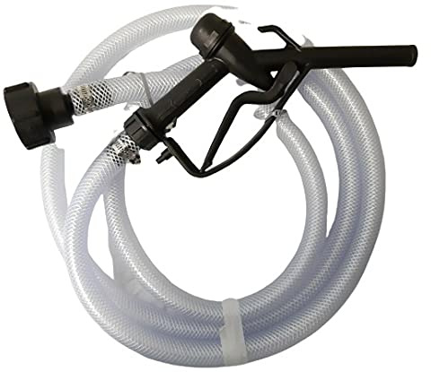 Gravity Feed Fuel Oil Water Trigger Nozzle 3mtr Reinforced PVC Hose DIN61 IBC Adaptor