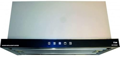 Kaiser EA 644 | Grand Chef Built-In Cooker Hood | 60cm Telescopic Kitchen Unit Extractor Fan (Black)