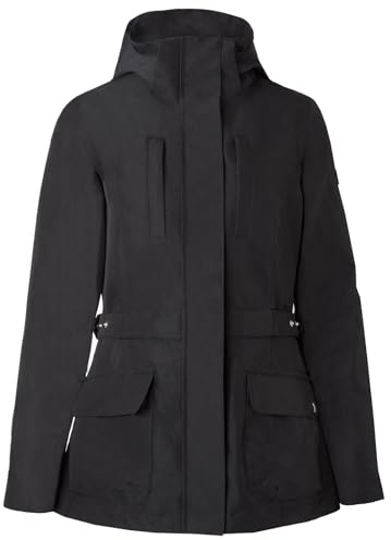 HORZE Jadine Veste d'équitation imperméable à capuche pour femme