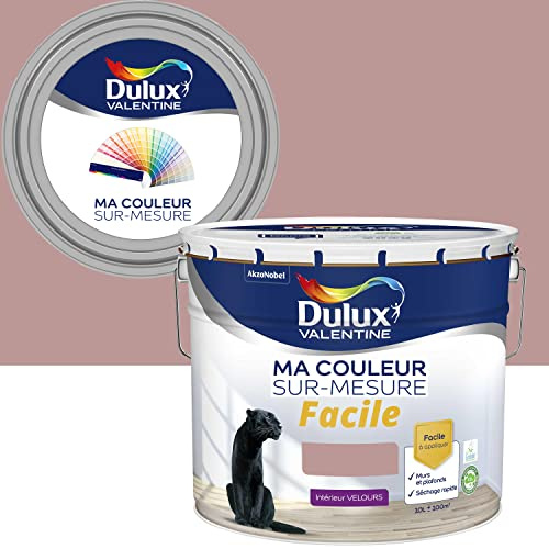 Ma Color Personalizado por Dulux Valentine - Pintura Interior Paredes, Techos, Madera - Fácil de aplicar - Terciopelo viejo rosa 10 L