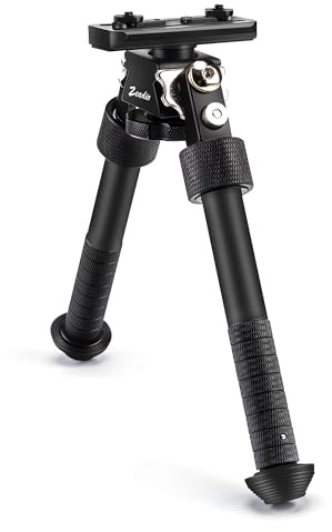 Zeadio Kippbare Schwenkbare Zweibein für M-Rail System, 6 bis 9 Zoll