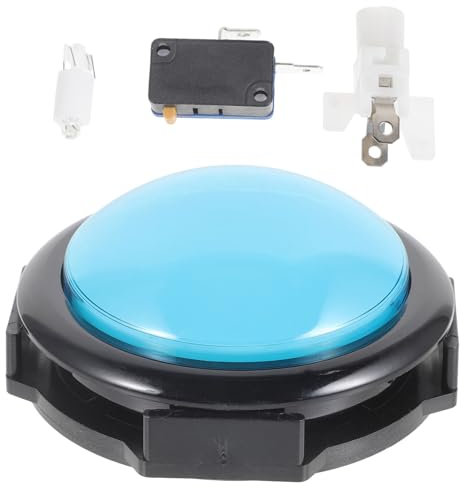 NIYANGLE Reloj Parlante para Personas Mayores Reloj Que Habla Botón Conveniente para Ciegos Reloj De Boton Parlante Botón De Juego Cambiar 100 Mm Consola De Juego Pequeño Botón El Plastico