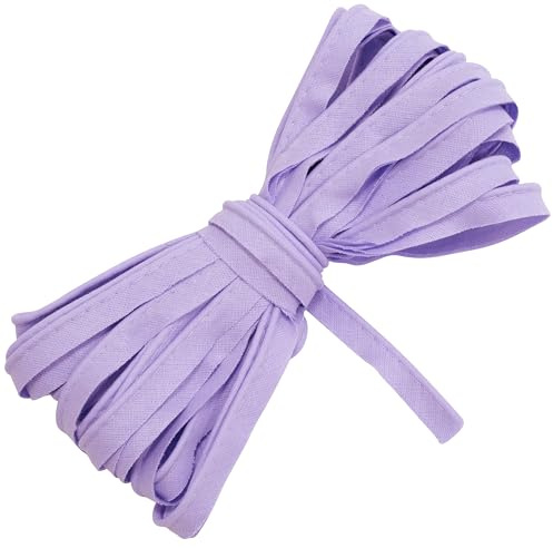 Aerzetix - C77231 - Nastro bordatore 9 Metri x 10mm - in Cotone - Colore lillà Chiaro - passamaneria gallone Abbigliamento Cuscini trapunte