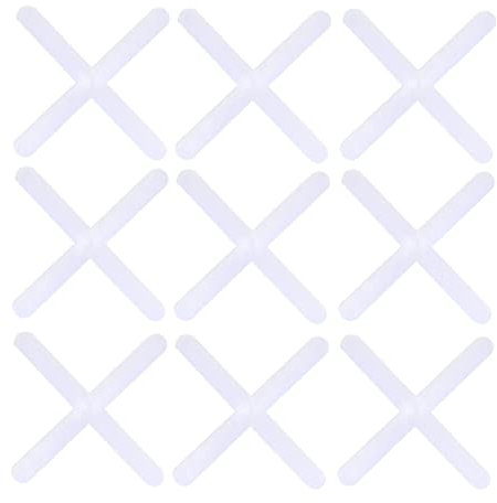 KONTONTY 2000pcs Tile Spacers for Ceramic Wall Floor Grout Spacing Tools Cross Tile Laying Aids Gaps Per