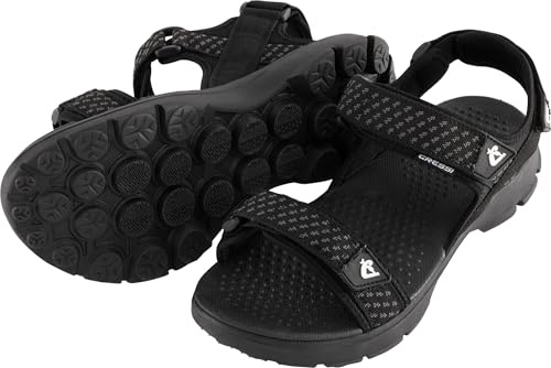 Cressi Sam Sandals Black/Black 38 - Sandales Unisex incroyablement Légères et Élégantes pour un été de Confort et de Liberté, Idéal pour les Environnements Aquatiques, Nero/Nero, 38