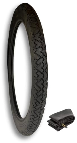 Couverture 2 1/4-17 compatible avec Piaggio Ciao VINTAGE Roue Pneu Caoutchouc + Chambre à air TR4 Moto