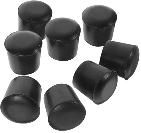 DOITOOL 8pcs Rubber Leg Covers for Kitchen Leg Mats Skid Pads for Furniture Skid Placemat
