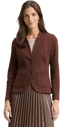 TOM TAILOR damblazer, 27506 – Mörkbrun, XL