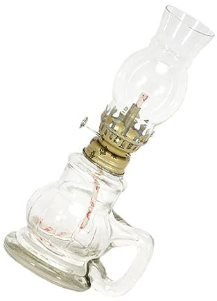 MAGICLULU 2 Stück Retro Kerosinlampe mit Docht Einstellbare Windfeste Petroleumlampe für Wohnzimmer Garten Hochzeit und Camping Transparentes Design für Stimmungsvolle Beleuchtung