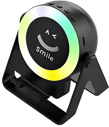 Conférencier à induction - 4.29x3.5x5.2 pouces En haut-parleur coloré pour une expérience sonore immersive, 4 sur 1 lecteur audio sans fil portable avec lumière , pour conférence, salle, événem