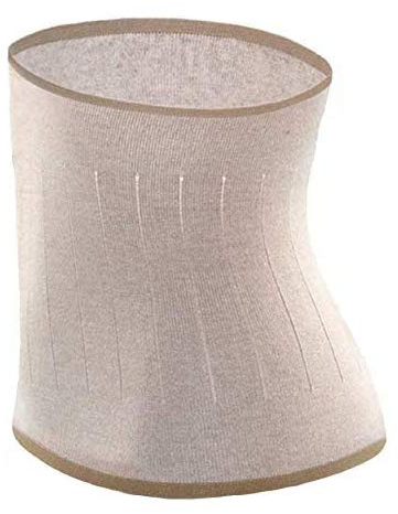 ITODA Wärmegürtel Unisex Rückenwärmer Winter Taillengürtel Nierenschutz Nierengurt Damen Herren Wärmeschutz Gürtel Nierenwärmer Taille Unterstützung Bauchgürtel für Erwachsene Jugendliche Hellbraun M