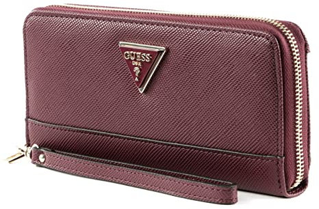 GUESS Noelle SLG Large Zip Around Burgundy