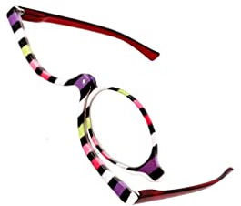 rongweiwang Magnifying Glasses Makeup Tool Cosmetic Lens Women Supplies Compact Size, +4.0