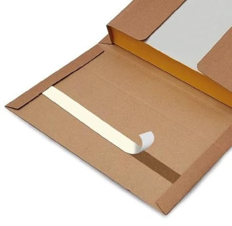 Blasetti Scatola per spedizione Libri - Book Box L imballaggio in cartone microonda avana, Confezione da 20 unità, Ideale per spedire libro formato C4, Dimensioni formato interno 32,5X25X8 cm