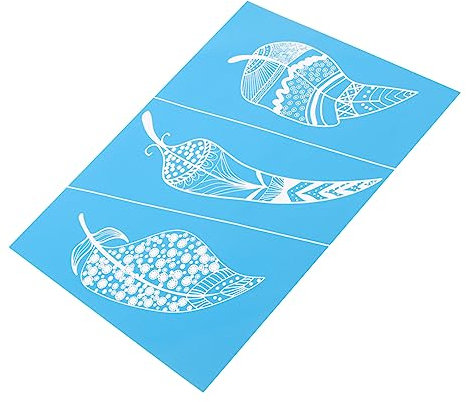 TOPPERFUN 1 Blatt Siebdruck-Vorlage Mesh-Bastelschablonen - Gaze Embleme handgefertigter Netztransfer T-Shirt-Accessoire Gittergewebe das Schild Seidentuch