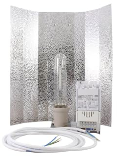 Weedness Grow Lampe Set 400 Watt MHL für Wuchsphase – Pflanzenbeleuchtung Pflanzenlampe Grow Box Natriumdampflampe