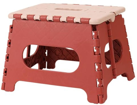 zusammenklappbarer Tritthocker | niedlicher ausklappbarer Stuhl – kompakte Sitzmöbel Sitzhocker mit Griff für Spa, Sauna, Balkon, Terrasse, Reisen