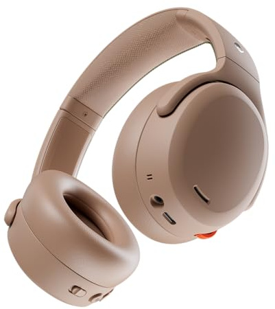 Skullcandy Crusher ANC 2 Wireless Over-Ear Bluetooth Headphones with Multi-Sensory Bass, Active Noise Cancelling, Up to 60 Hours Battery, Microphone for iPhone Android - Primer