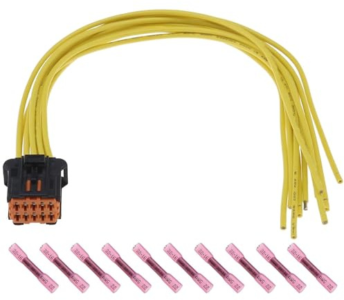 Partsline Connectique de Module de Siège Chauffant compatible avec 308 II | Aussi compatible avec C3 II, DS3, 208, 508, Expert et Traveller. Réf. équivalentes : 1609939180, 8200228181