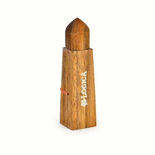 Logica Spiele Art. Armbrust - Denkspiel aus Holz - Trickspiel - Knobelspiel - Geduldspiel - Leonardo da Vinci Kollektion