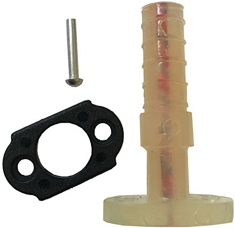 SeaSure Tiller Extension Joint with Rope Core, 13.5mm Internal, 5mm Hole, 40g, Grey Metal, Manual Operation