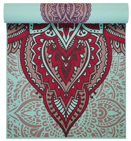 Gaiam Zara Rogue Reversible Extra Thick Non-Slip Yoga Mat for All Types of Yoga, Pilates and Floor Workouts, 6mm