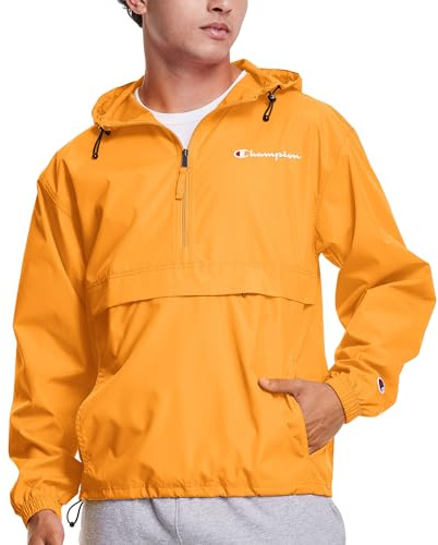 Champion mens Stadium Packable Jacket, Left Chest Script Jacket, C Gold-549369, Small US