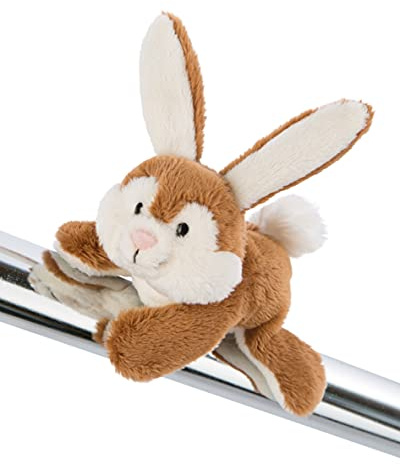 NICI 47333 Hase Poline Bunny 12cm – MagNICI Plüschhase Forest Friends – Stofftiere & Kuscheltiere mit Magnet – Magnettiere für Kühlschrank, Tafel, Metall & vieles mehr, braun, 12 cm