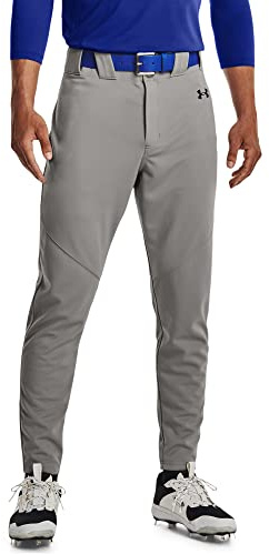 Under Armour Men's Utility Baseball Pants 22, (080) Baseball Gray / / Black, Medium