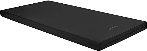 Grevinga® Fallschutzmatte Safety Duo | 200 x 100 x 15 cm | SCHWARZ | ohne Klett- und Flauschecken