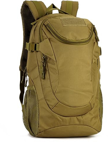 YFNT 25L casual da uomo borsone da ciclismo zaini da viaggio tattici all'aperto Zaino tattico MOLLE per la scuola, militare, zaino per la scuola, sport all'aria aperta, fitness, zaino da trekking