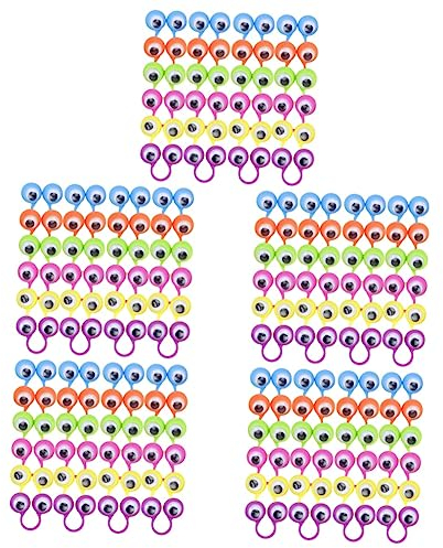 Toyvian 120 STK Große Augen Ringen Marionetten-augäpfel Fingerpuppen Augen Augapfelring Fingeraugenpuppe Fingerpuppenringe Mit Wackelndem Augapfel Spielzeug Spaß Die Plastik