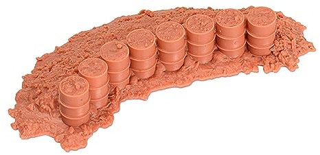 EHJRE 1:72 Diorama Modellbausätze, DIY Materialien, Ornamente, Miniatur Layout für Mikrolandschaftsszenen, Requisiten, Züge, Eisenbahnmodellbedarf, Ölfass