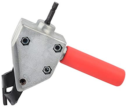 Electric Drill Plate Cutter, Sheet Metal Cutter Accessories Nibbler Steel Iron Saw Cutting Tool Attachment Universal for The Ergonomic Handle is Non-Slip and Comfortable to Grip