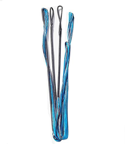 wolfman Dacron Bogensehne Bogenschießen Recurve Bogensehne AMO 44-70 Zoll 12 Stränge Handgefertigte Ersatzbogensehne für Recurvebogen Langbogen Traditionellerbogen