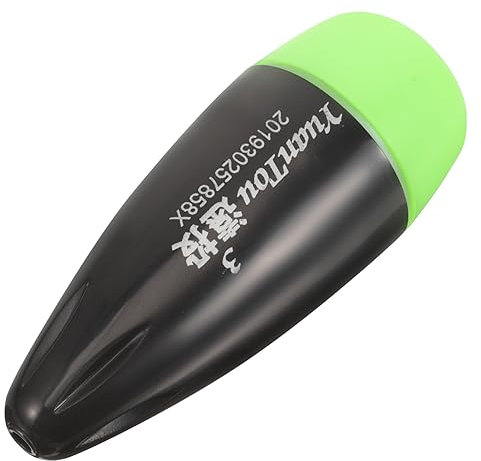 SOIMISS Electronic Fishing Bobber Lighted Night Float Green Head 3.0 Size Multi-use Fishing Float