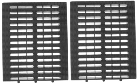 Veemoon 2pcs Kitchen Drain Cover Plastic Trench Drain Covers for Indoor Outdoor Use Clog Grate Design for Bathroom Floor