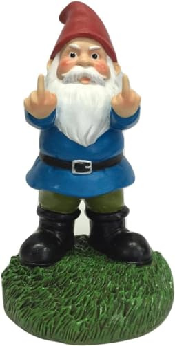 Garden Gnomes, Garden Gnomes Outdoor, Gnome, Garden Gnome, Funny Garden Ornaments (Blue)