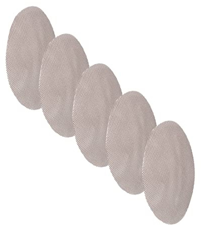 Qcwwy Tapis de Gril de Barbecue Antiadhésif, Tapis de Gril Rond Réutilisable Résistant aux Hautes Températures avec Tissu en Fibre de Verre, pour la Cuisson de Pizza au Barbecue de 36 (Brown)