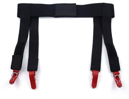 YRREATY Jarretière de Hockey Ajustable, Support de Chaussettes de Hockey pour Hockey sur Glace, Baseball, Football, Accessoires de Protection Multisports