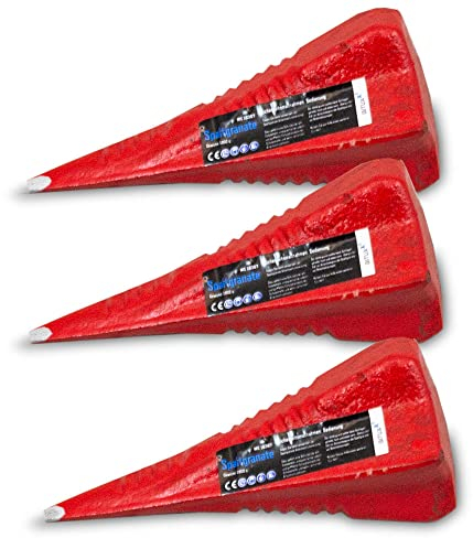 BITUXX® Spaltkeil Spaltgranate Holzspalter Spalter Spaltwerkzeug Keil Spaltkreuz1800gr (3X Spaltgranate)
