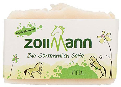 Bio-Stutenmilch Seife neutral 3 x 100 g, ohne Duft, reinigt und pflegt, macht die Haut seidig weich