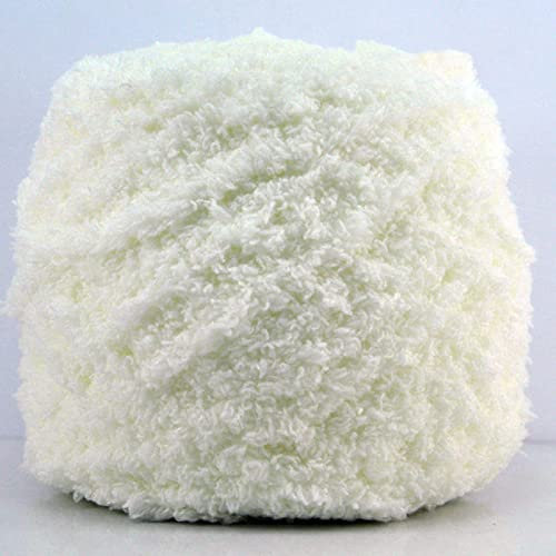 Zoomlie Coral Fleece Double Knitting Baby Wool Yarn 10 * 100g Plush Fluffy Super Soft Crochet Yarn for DIY Knitting Scarf Gloves Hat Coat Clothes Knitting Projects (3 Balls,Style 30)