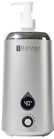 Master Massage Gen-II Ölflaschen Erwärmer mit Temperaturregler LED Display für Massageöl Lotion inkl. Spenderflasche