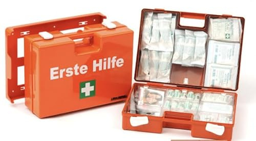 Leina-Werke Erste Hilfe Koffer SAN 21033 nach DIN 13157 gefüllt Verbandskoffer