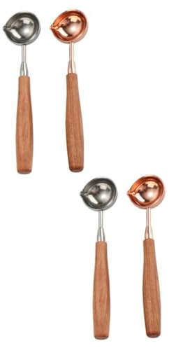 HEMOTON 4stücke Edelstahl Messlöffel Portionslöffel Für Kaffee Milchpulver Langlebig Und Einfach Zu Reinigen Praktische Küchenwerkzeuge Für Präzises Messen Ergonomisches Design Mit