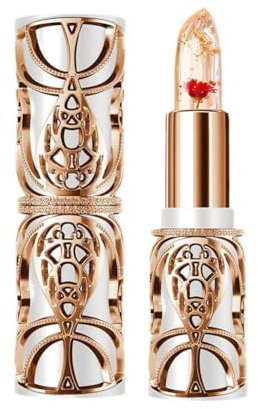 Flower Lip Balm Color Change Lipstick Flower Jelly Flower Lipstick Hydrating Moisturizing Makeup For Women Waterproof Cosmetics