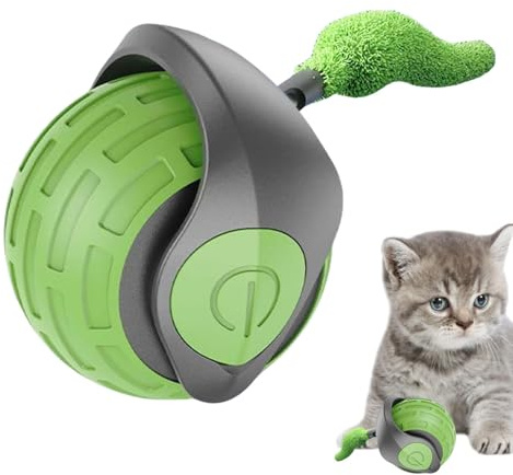 Kattbollleksak,Elektrisk kattleksak - Inomhus kattleksaker Elektrisk automatisk kattleksak - Interaktiva kattleksaker, kattbollar för interaktionsunderhållning, inomhus